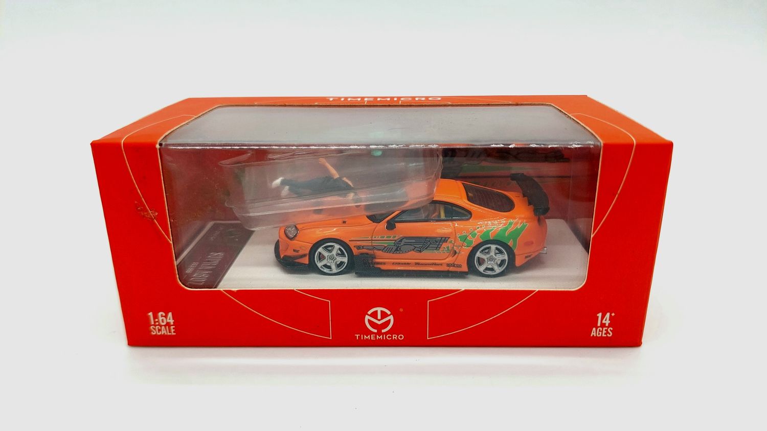 Time Micro Toyota Supra Fast &amp; Furious with Paul Walker Figurine
