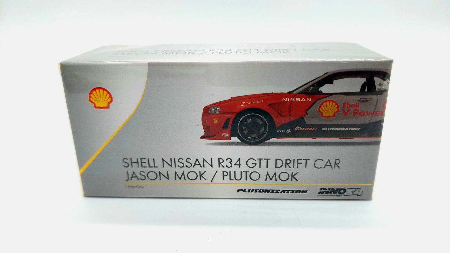 TinyHK × INNO64 Shell Nissan R34 GTT Drift Car Jason Mok / Pluto Mok