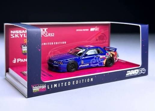 INNO64 Nissan Skyline GT-R (R32) Pandem Rocket Bunny Purple | 2023 Malaysia Hobby Expo