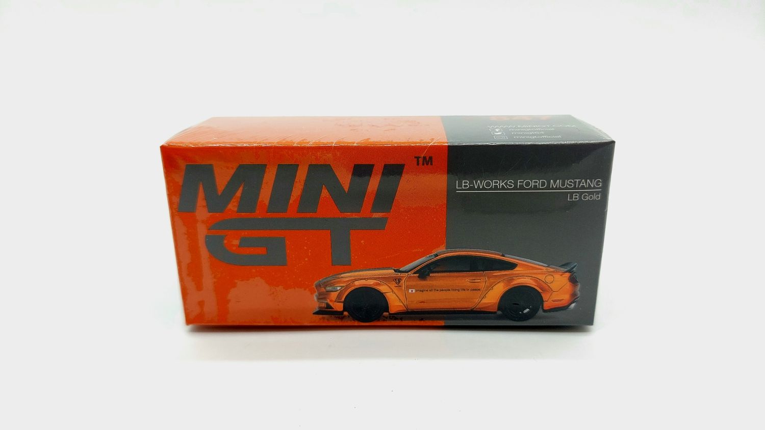 #847 MINI GT LB-WORKS FORD MUSTANG  LB Gold
