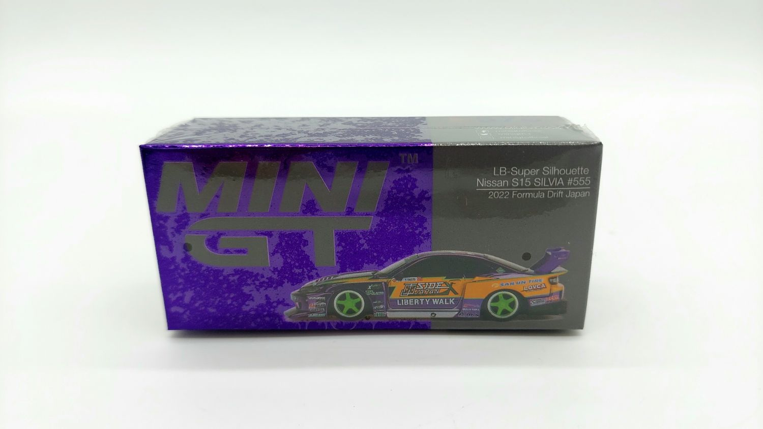 #576 MINI GT LB-Super Silhouette Nissan S15 SILVIA #555 2022 Formula Drift Japan