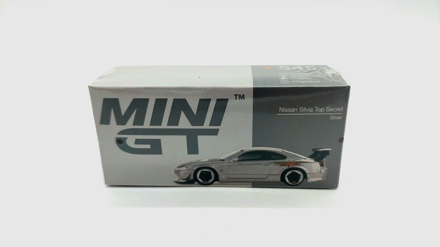 #545 MINI GT Nissan Silvia Top Secret (S15) Silver