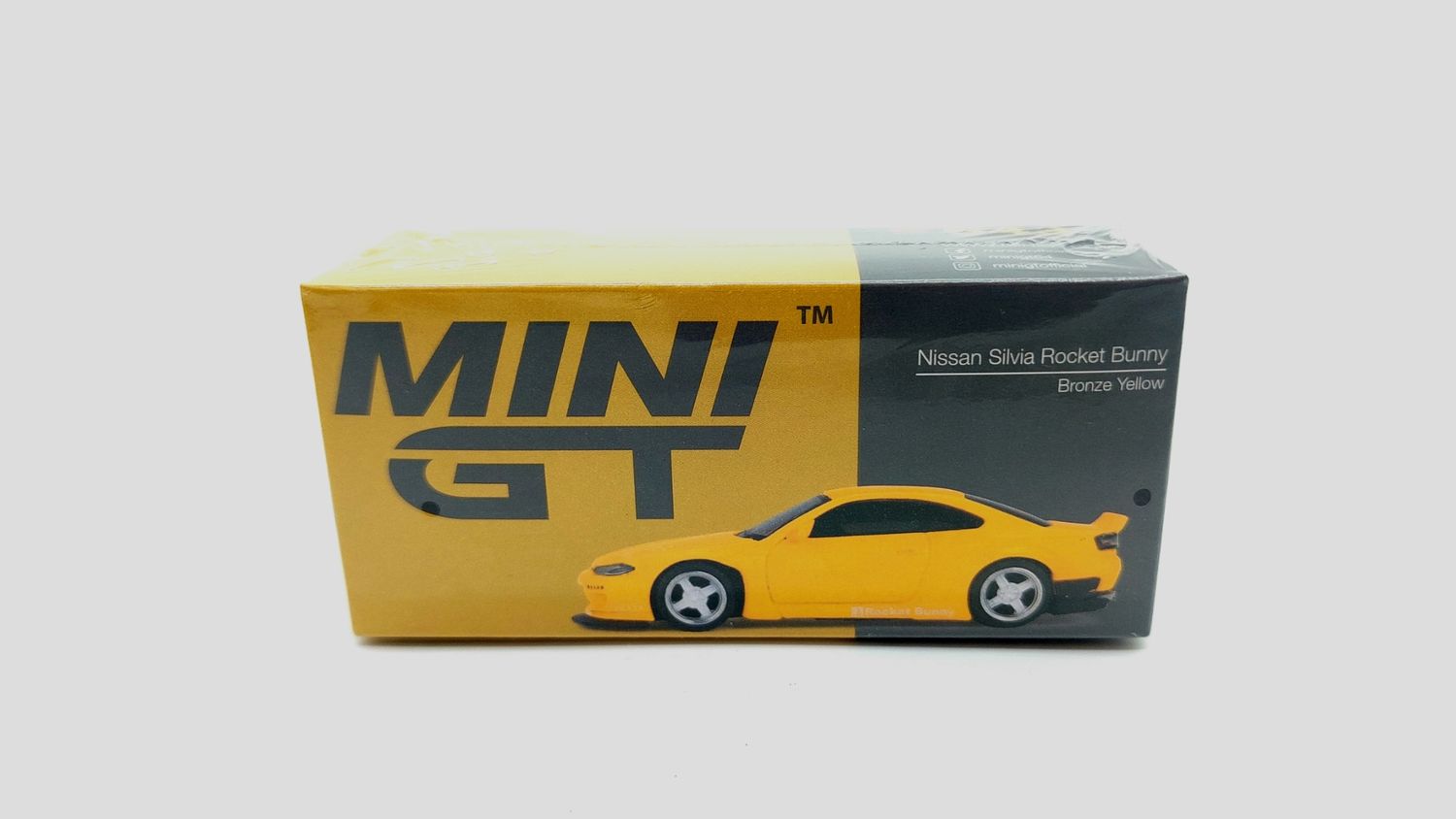 #643 MINI GT Nissan Silvia (S15) Rocket Bunny Bronze Yellow