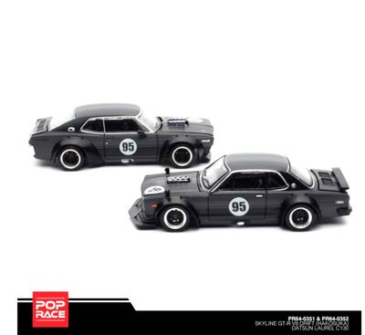 POP RACE x Daigo Saito Skyline GT-R V8 Drift Hakosuka & Datsun