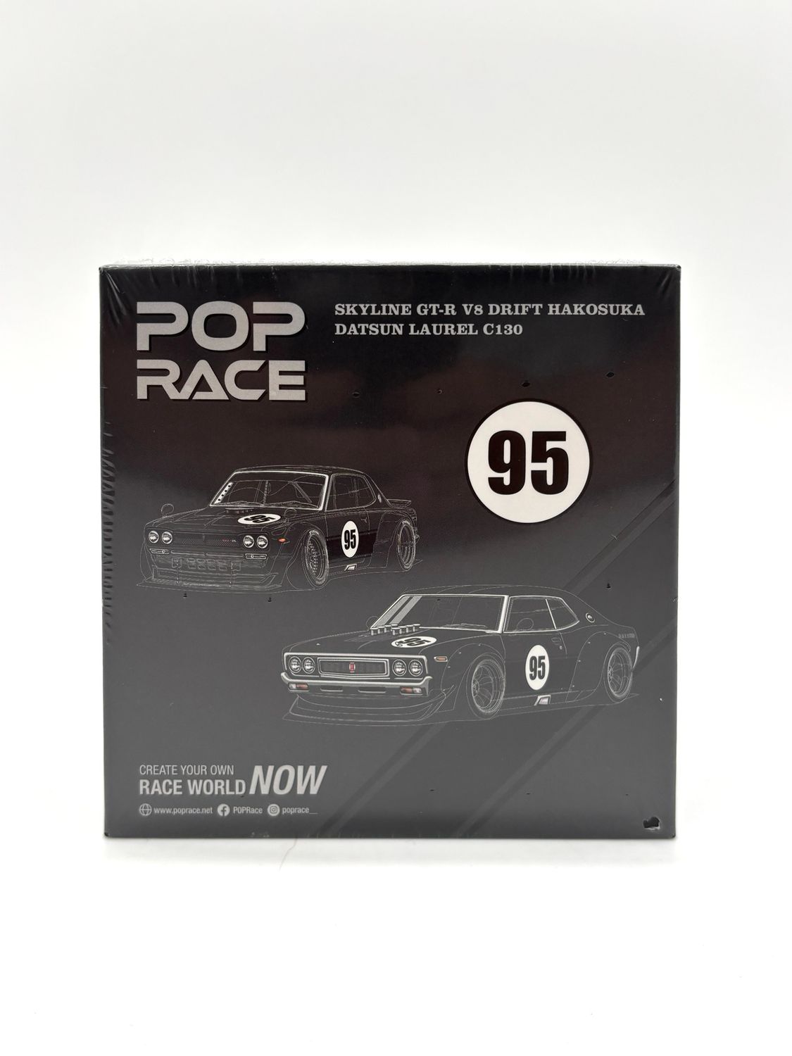 POP RACE x Daigo Saito Skyline GT-R V8 Drift Hakosuka & Datsun