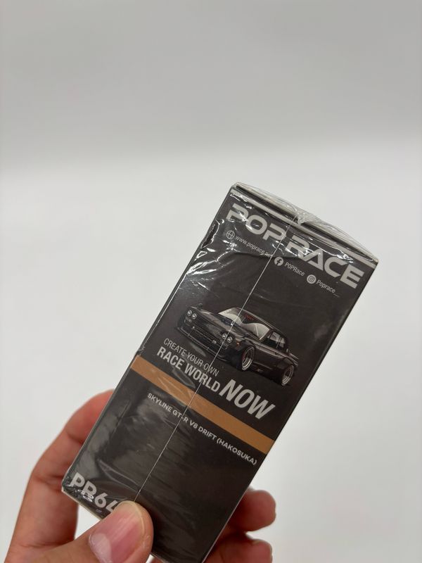 [UNSEALED] POP RACE Nissan Skyline GT-R Hakosuka V8 Drift Dark Chrome (PR64-118) | 2024 Malaysia Diecast Expo (MDX)