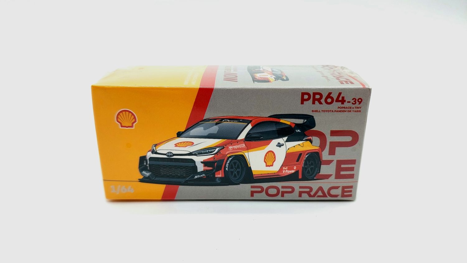 POP RACE Shell Toyota Pandem GR Yaris (PR64-39)