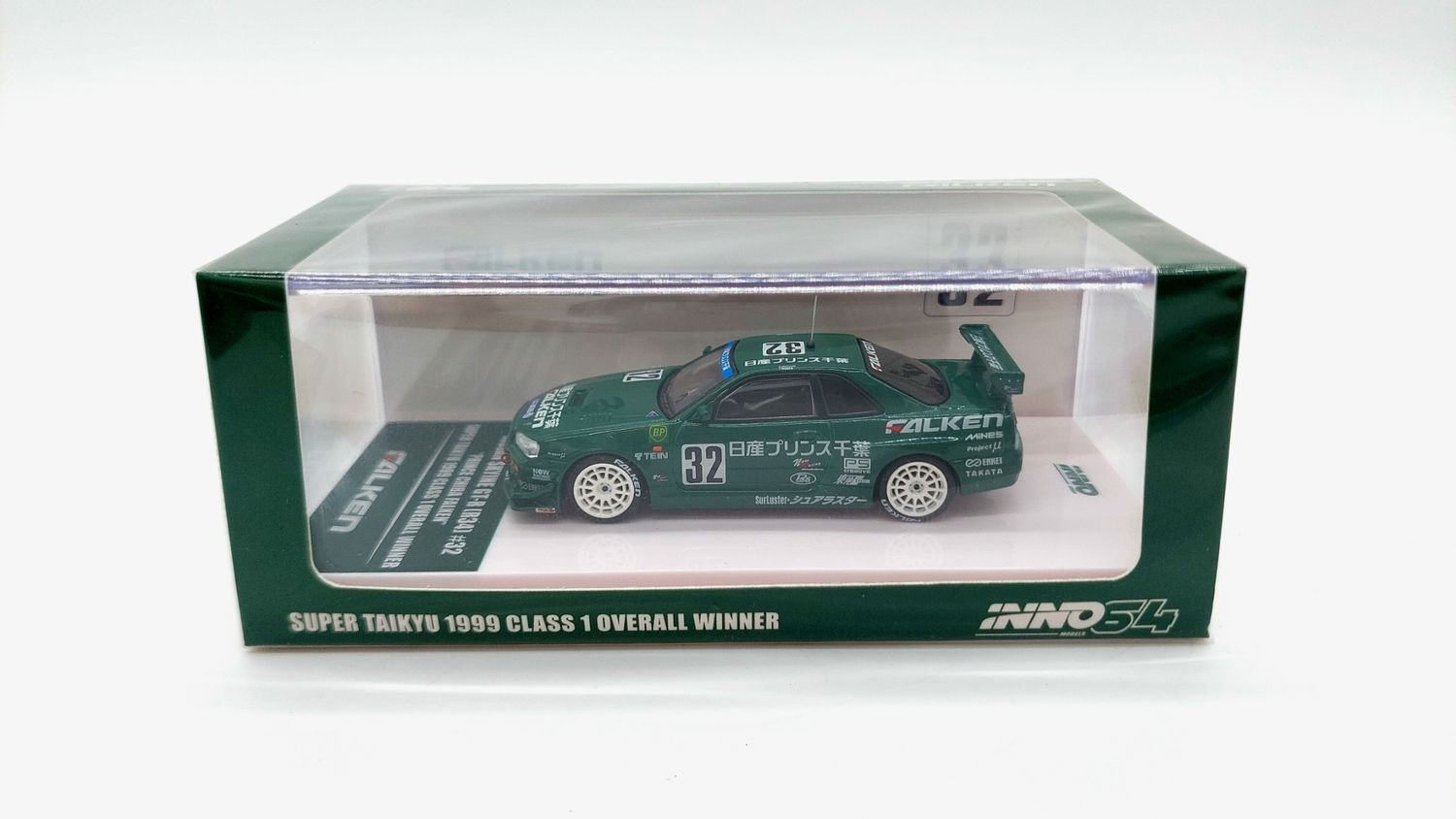 INNO64 Nissan Skyline GT-R (R34) #32 "Prince Chiba Falken" Super Taikyu 1999 Class 1 Overall Winner