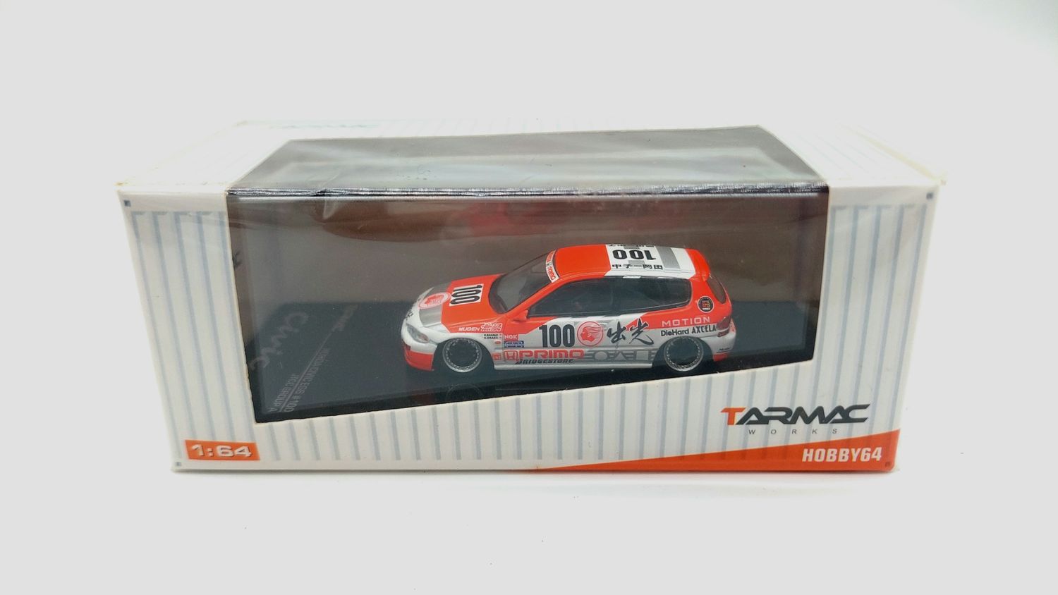 Tarmac Works Honda Civic EG6 Gr.A Racing Idemitsu Motion #100