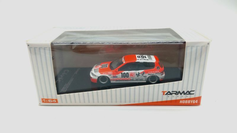 Tarmac Works Honda Civic EG6 Gr.A Racing Idemitsu Motion #100