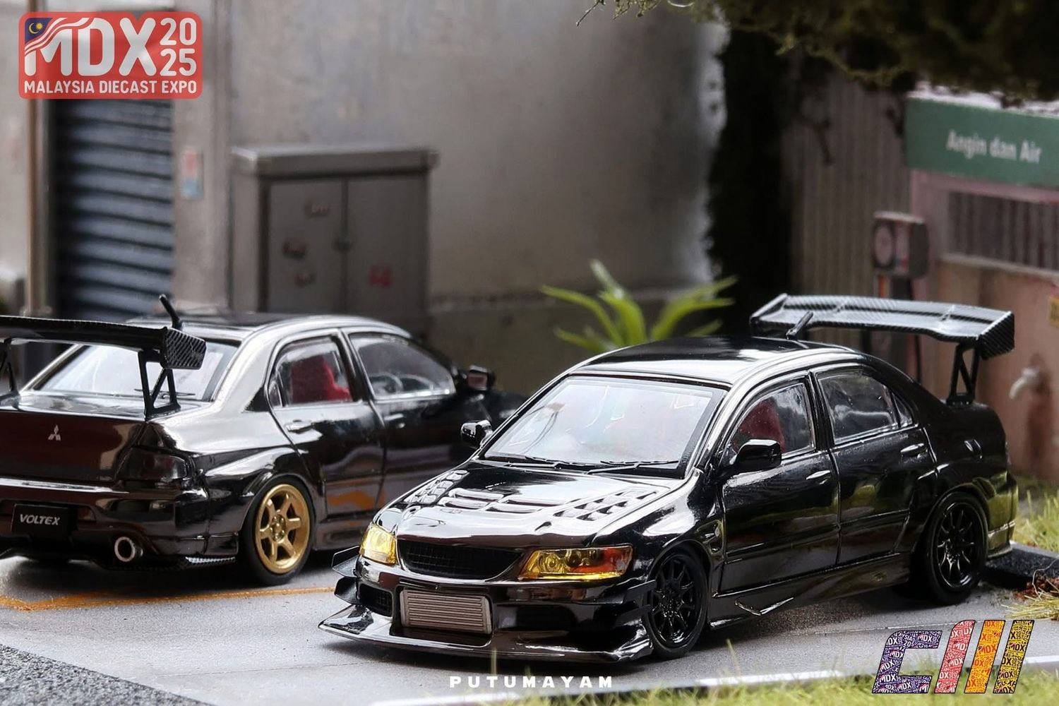 CM Model Mitsubishi Lancer Evolution IX Voltex Chrome Black | 2025 Malaysia Diecast Expo (MDX)