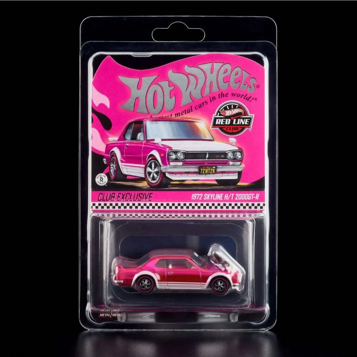 Hot Wheels RLC 1972 Skyline H/T 2000GT-R Pink Party Car