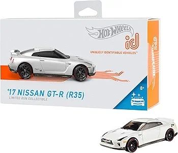 Hot Wheels ID 2017 White Nissan Skyline GT-R (R35)