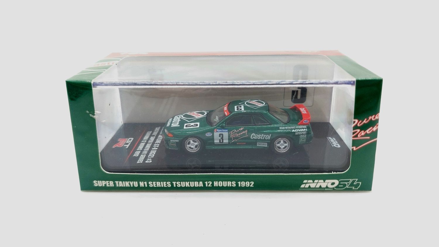 INNO64 Nissan Skyline GT-R (R32) #3 "Castrol" Super Taikyu N1 Series Tsukuba 12 Hours 1992