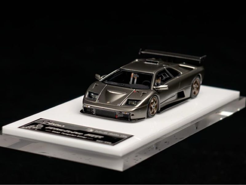 FuelMe 1/64 Lamborghini Diablo GTR Deep Tungsten Silver