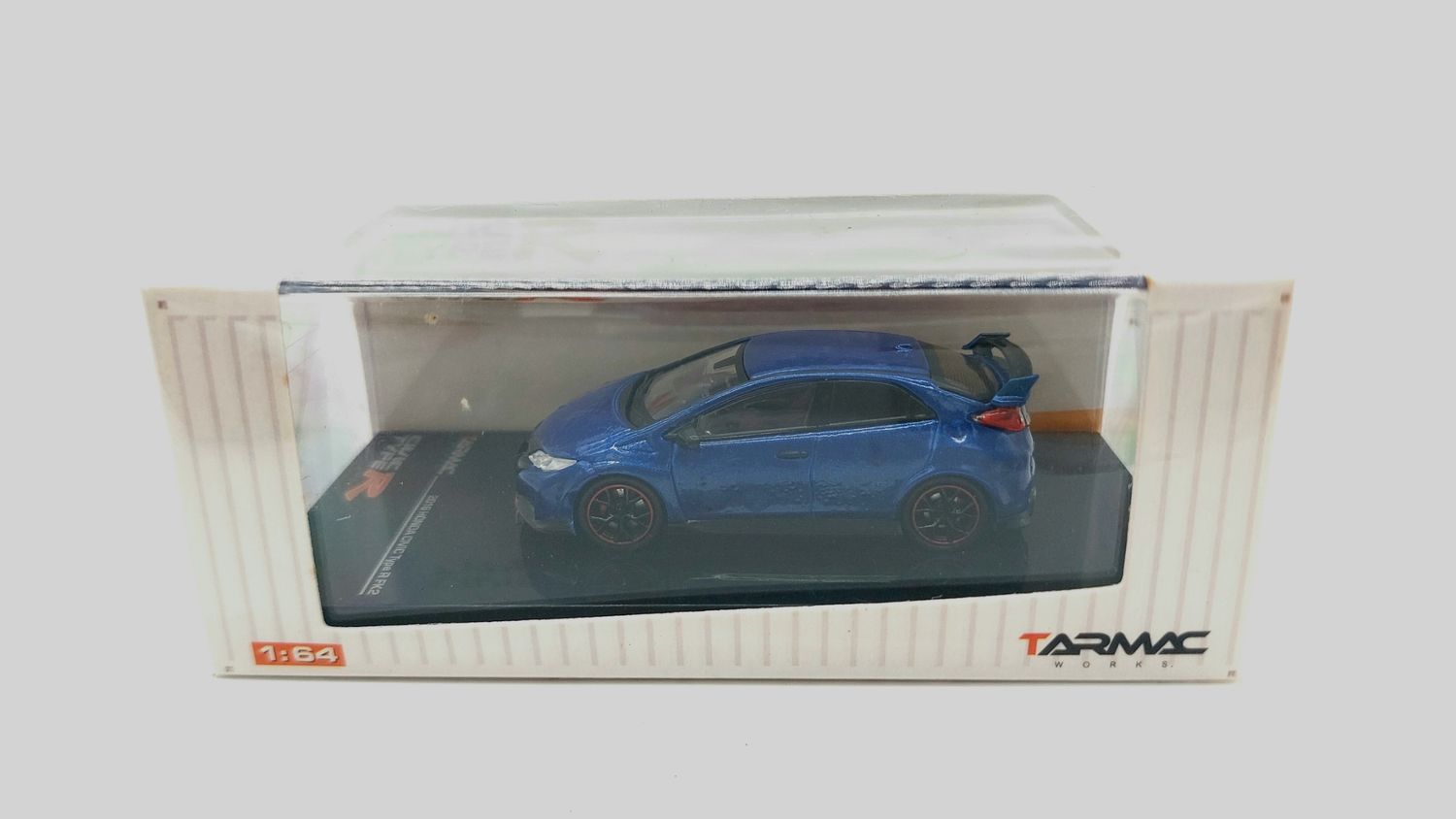 Tarmac Works Honda Civic Type R FK2 2016 Brilliant Sporty Blue Metallic (Rash)