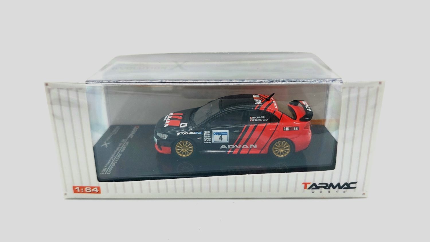 Tarmac Works Mitsubishi Lancer Evo X #4 Advan JRC Tour de Kyusyu 2008 in Karatsu