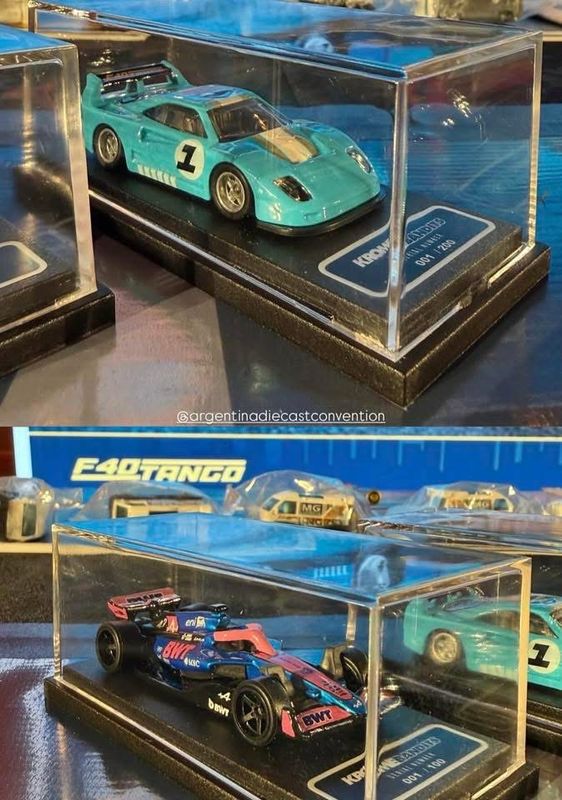 [PREORDER] Hot Wheels Ferrari F40 Blue &amp; F1 Alpine Box Set | 2026 Argentina Diecast Collector Convention