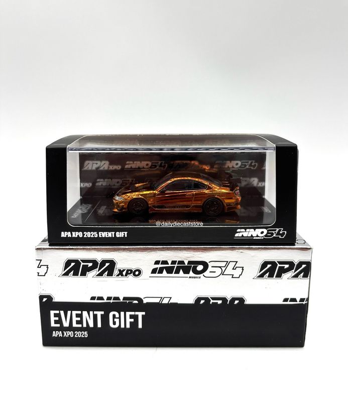 INNO64 Nissan Silvia S15 Chrome Bronze Top Secret Event Gift Model | 2025 Auto Passion Alliance (APA)