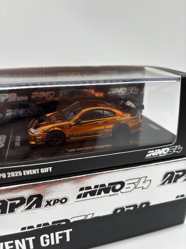 INNO64 Nissan Silvia S15 Chrome Bronze Top Secret Event Gift Model | 2025 Auto Passion Alliance (APA)