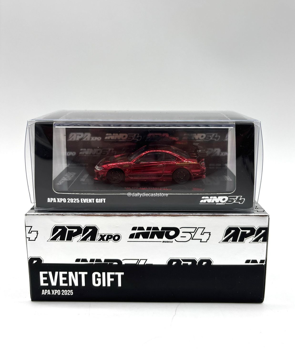 INNO64 Nissan Silvia S15 Chrome Red Top Secret Event Gift Model | 2025 Auto Passion Alliance (APA)