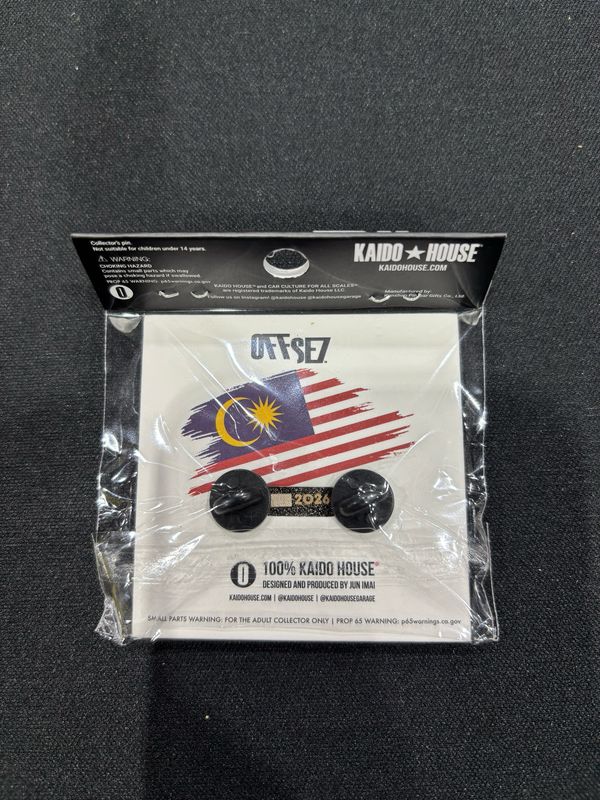 KAIDOHOUSE BLK LTD OFFSEZ KUALA LUMPUR Exclusive Pin | 2026 Malaysia Diecast Expo