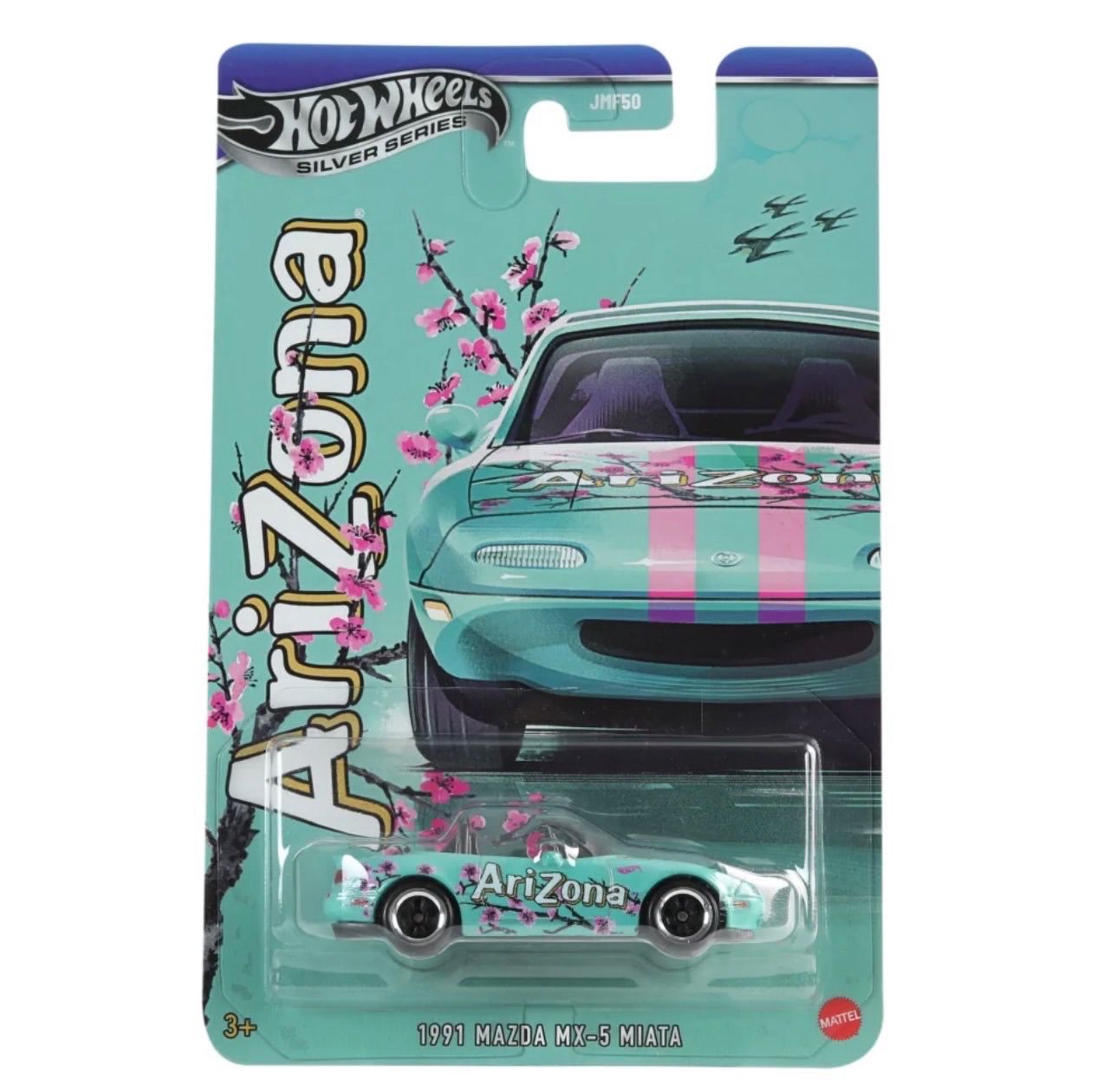 [PREORDER] Hot Wheels x Arizona Silver Series 1991 Mazda MX-5 Miata | USA 7-11 Exclusive