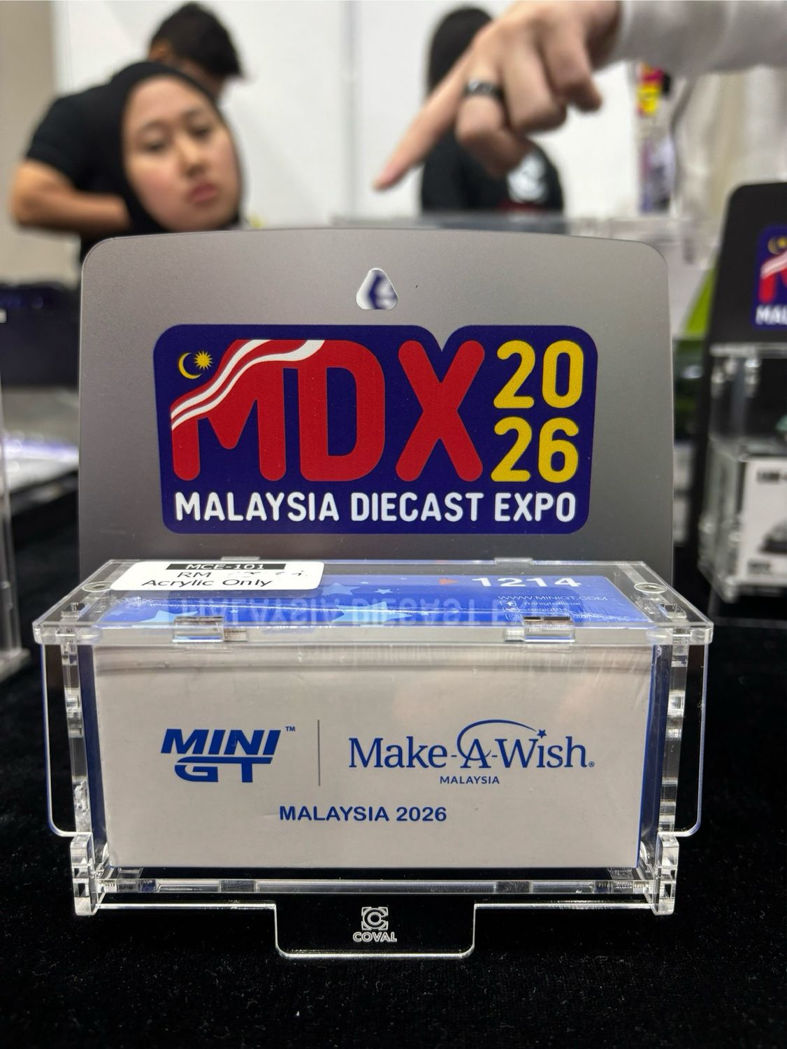[PREORDER] Coval Malaysia Diecast Expo 2026 Acrylic Display Case | Fits MINI GT Sealed