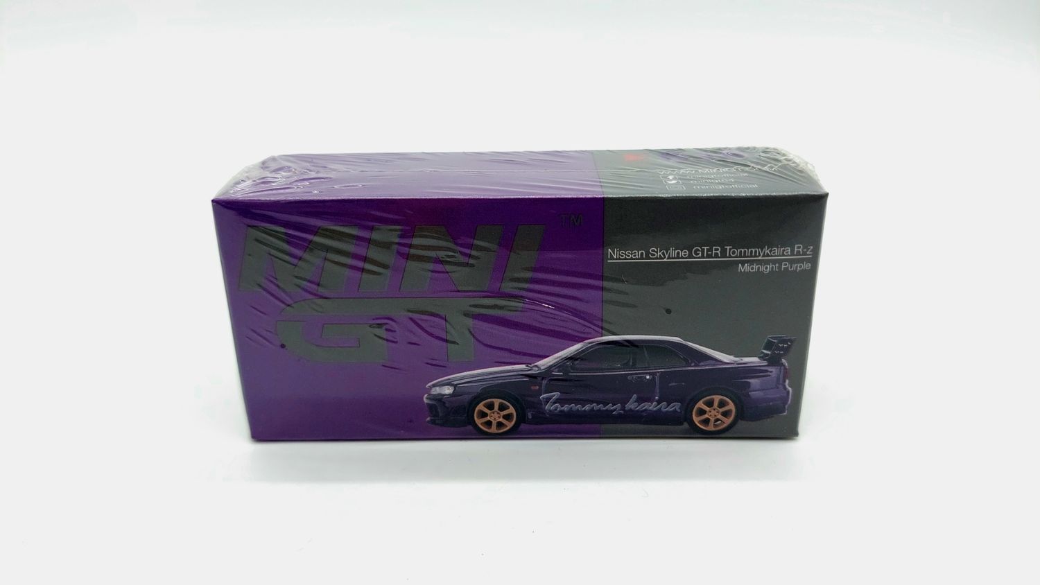 #616 MINI GT Nissan Skyline GT-R (R34) Tommykaira R-z Midnight Purple
