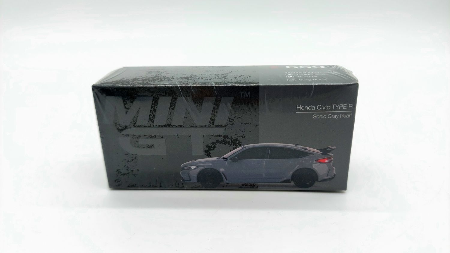 #659 MINI GT Honda Civic Type R Sonic Gray Pearl 2023 #659 MINI GT Honda Civic Type R Sonic Gray Pearl 2023