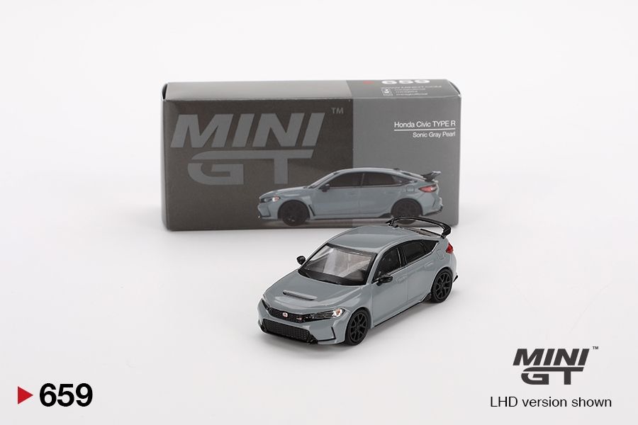 #659 MINI GT Honda Civic Type R Sonic Gray Pearl 2023