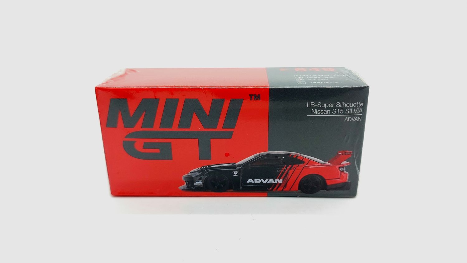 #649 MINI GT Nissan LB-Super Silhouette S15 SILVIA ADVAN #649 MINI GT Nissan LB-Super Silhouette S15 SILVIA ADVAN
