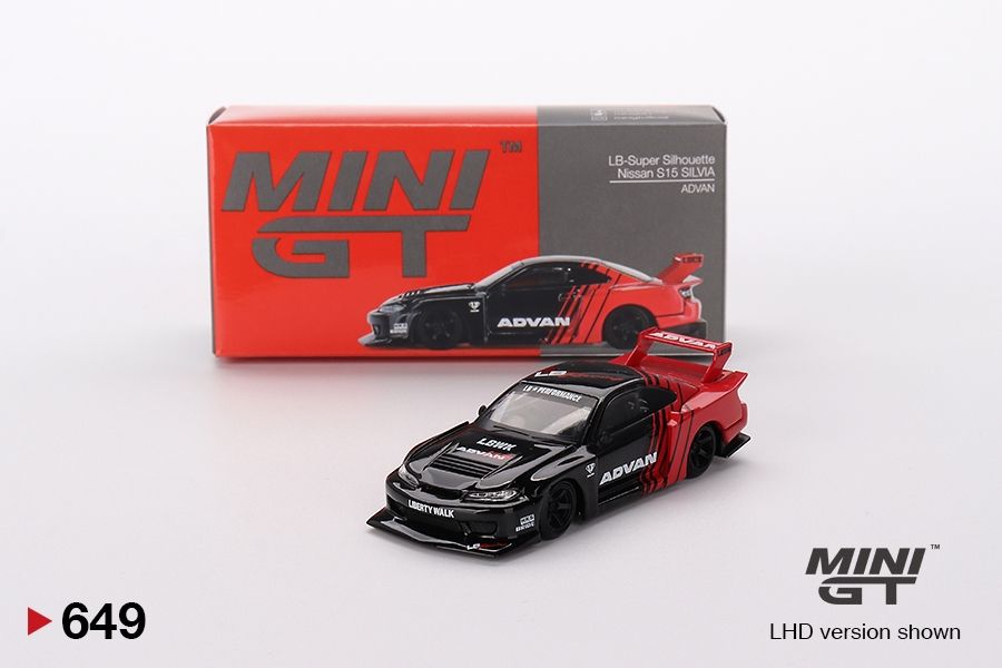 #649 MINI GT Nissan LB-Super Silhouette S15 SILVIA ADVAN