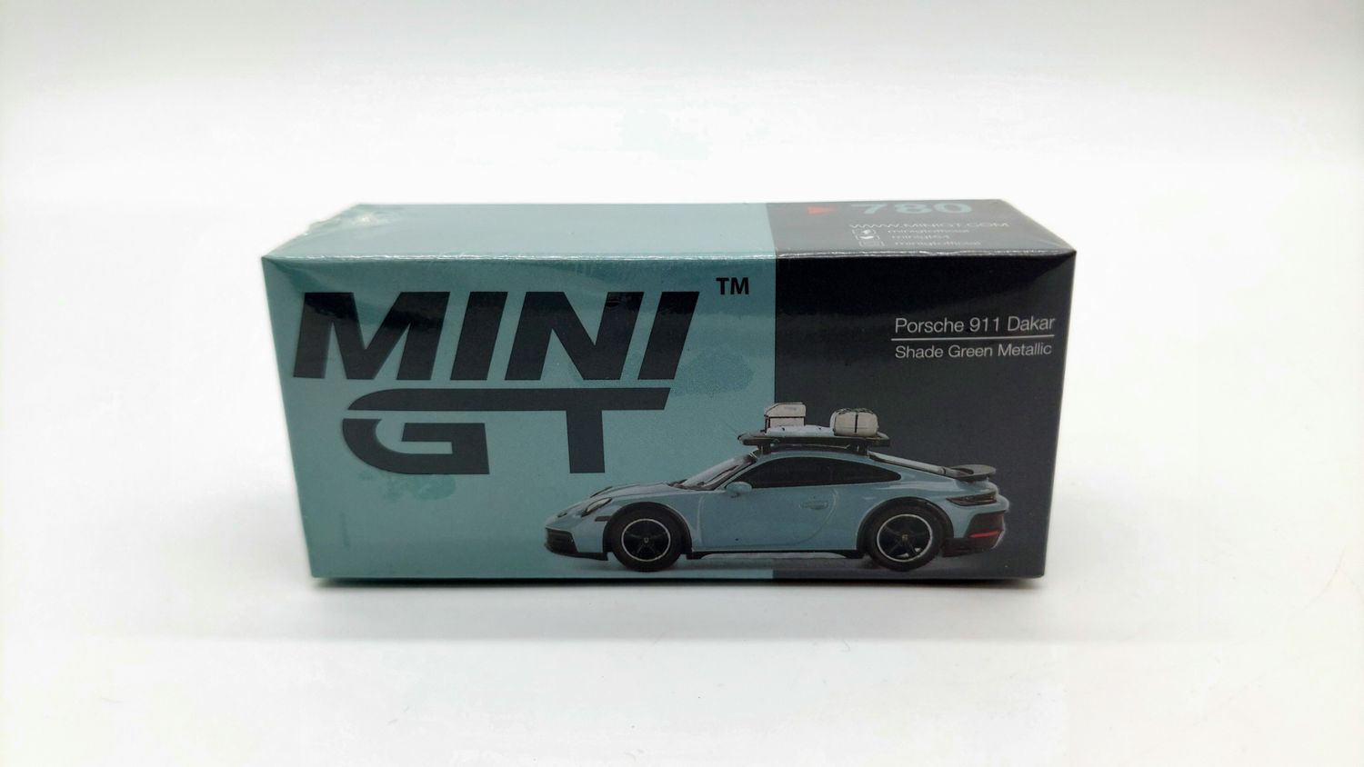 #780 MINI GT Porsche 911 Dakar Shade Green Metallic