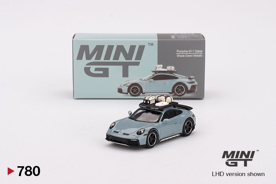 #780 MINI GT Porsche 911 Dakar Shade Green Metallic