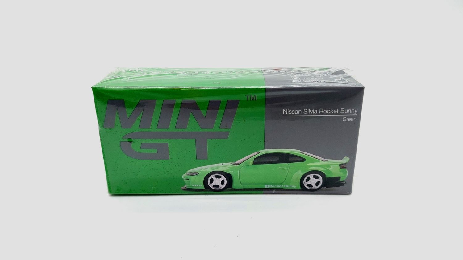 #500 MINI GT Nissan Silvia (S15) Rocket Bunny Green