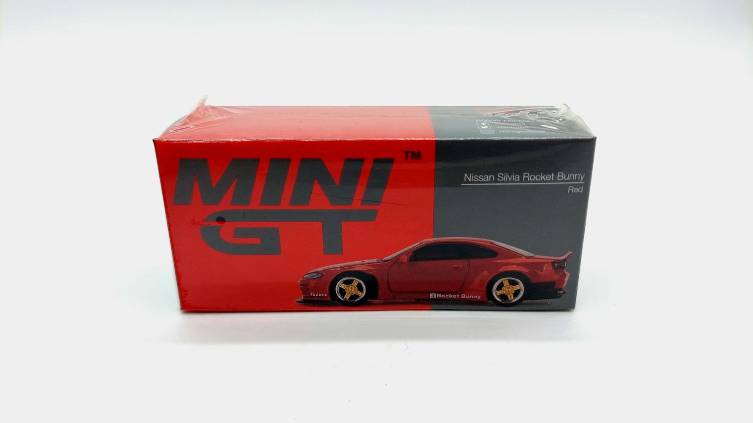 #527 MINI GT Nissan Silvia (S15) Rocket Bunny Red