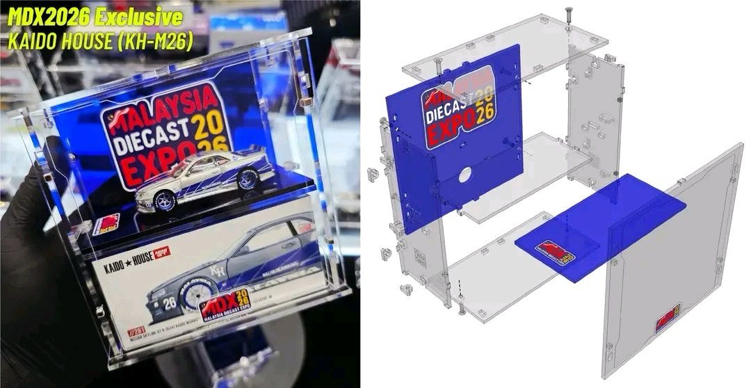 [PREORDER] HAKO KAIDOHOUSE Acrylic Case | 2026 Malaysia Diecast Expo