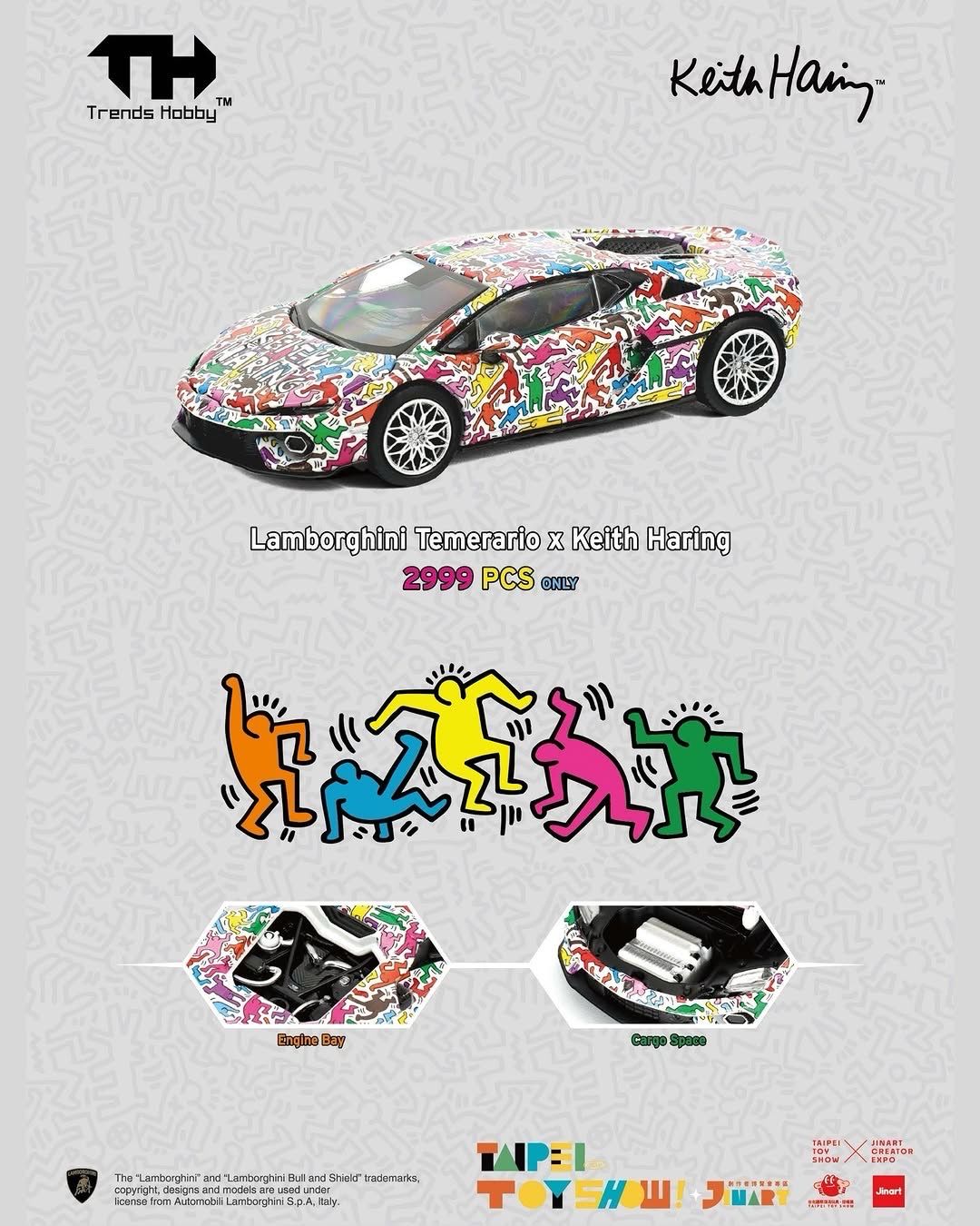 [PREORDER] Trends Hobby x Keith Haring Lamborghini Temerario