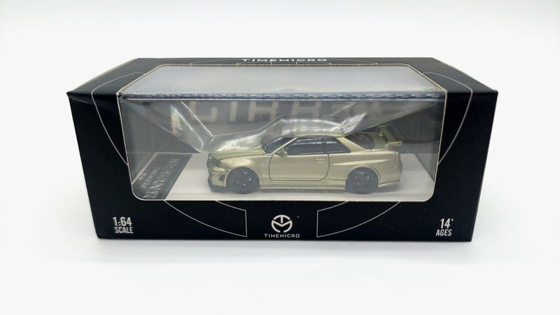 [UNSEALED] Time Micro Nissan Skyline GT-R (R34) Millenium Jade