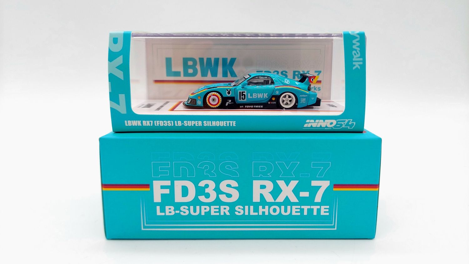 [UNSEALED] INNO64 Mazda RX-7 (FD3S) LB-Silhouette | 2024 Hobby Expo China