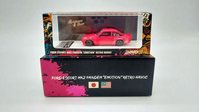 [UNSEALED] INNO64 Ford Escort MK2 Pandem "Emotion" Retro Havoc