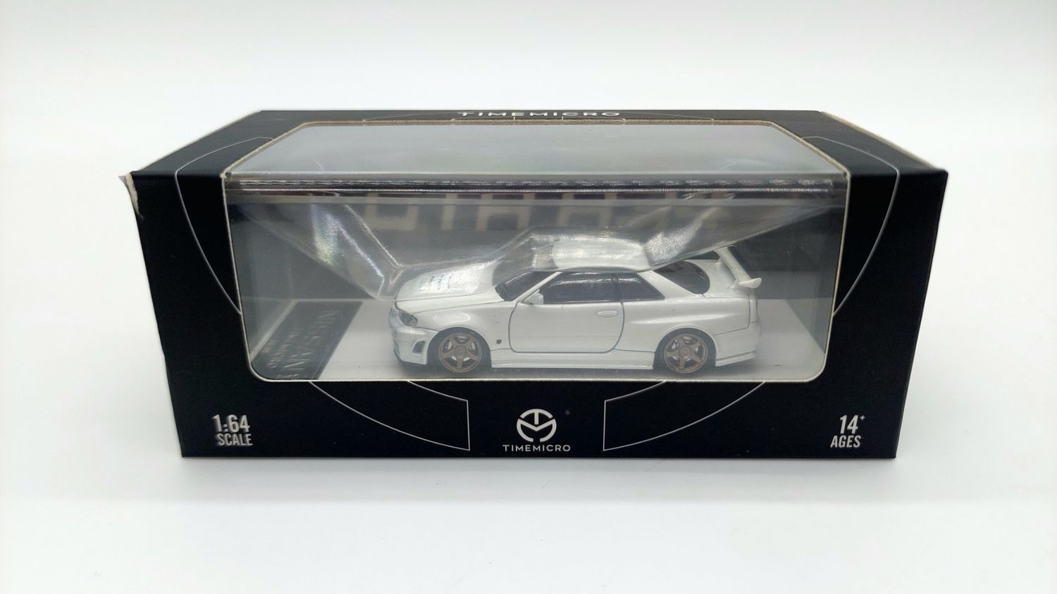 [UNSEALED] Time Micro Nissan Skyline GT-R (R34) White