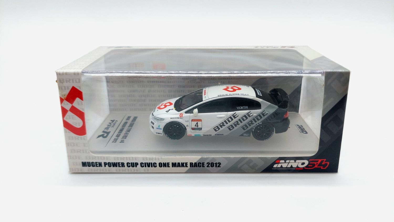 INNO64 Honda Civic Type-R FD2 #4 "Bride" Mugen Power Cup Civic One Make Race 2012