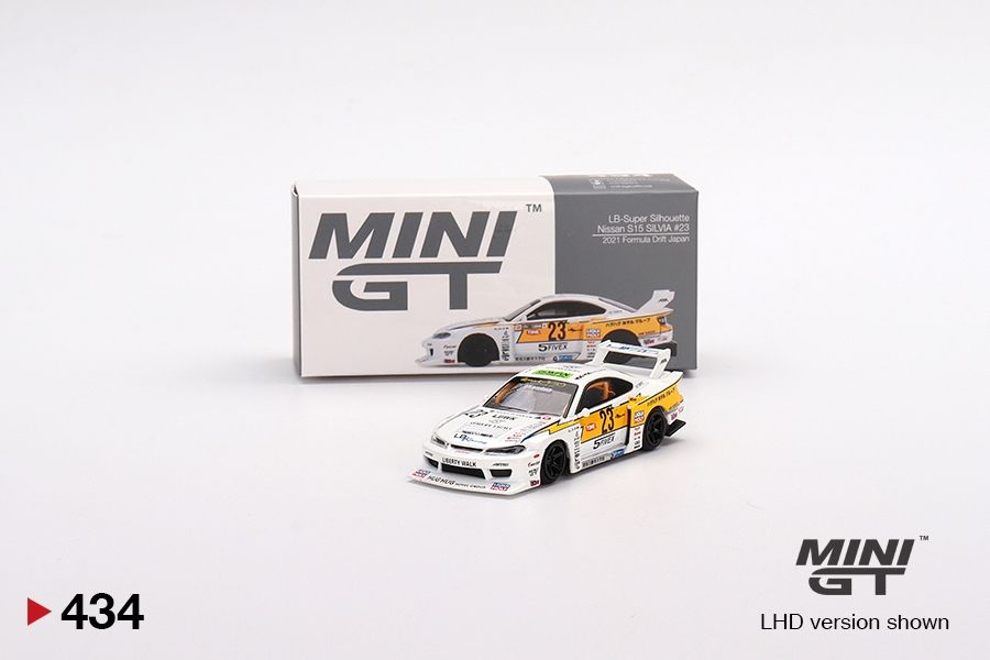 #434 MINI GT LB-Super Silhouette Nissan S15 SILVIA #23 2021 Formula Drift Japan