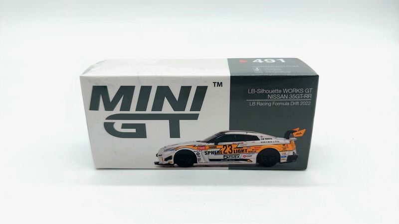 [UNSEALED] #491 MINI GT Nissan LB-Silhouette WORKS GT 35GT-RR Ver.2 LB Racing Formula Drift 2022