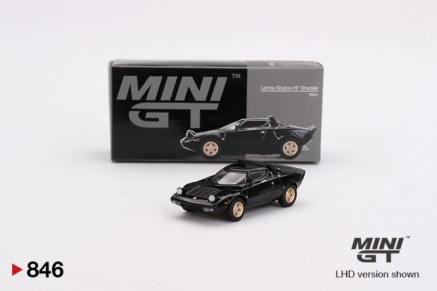 #846 MINI GT Lancia Stratos HF Stradale Nero
