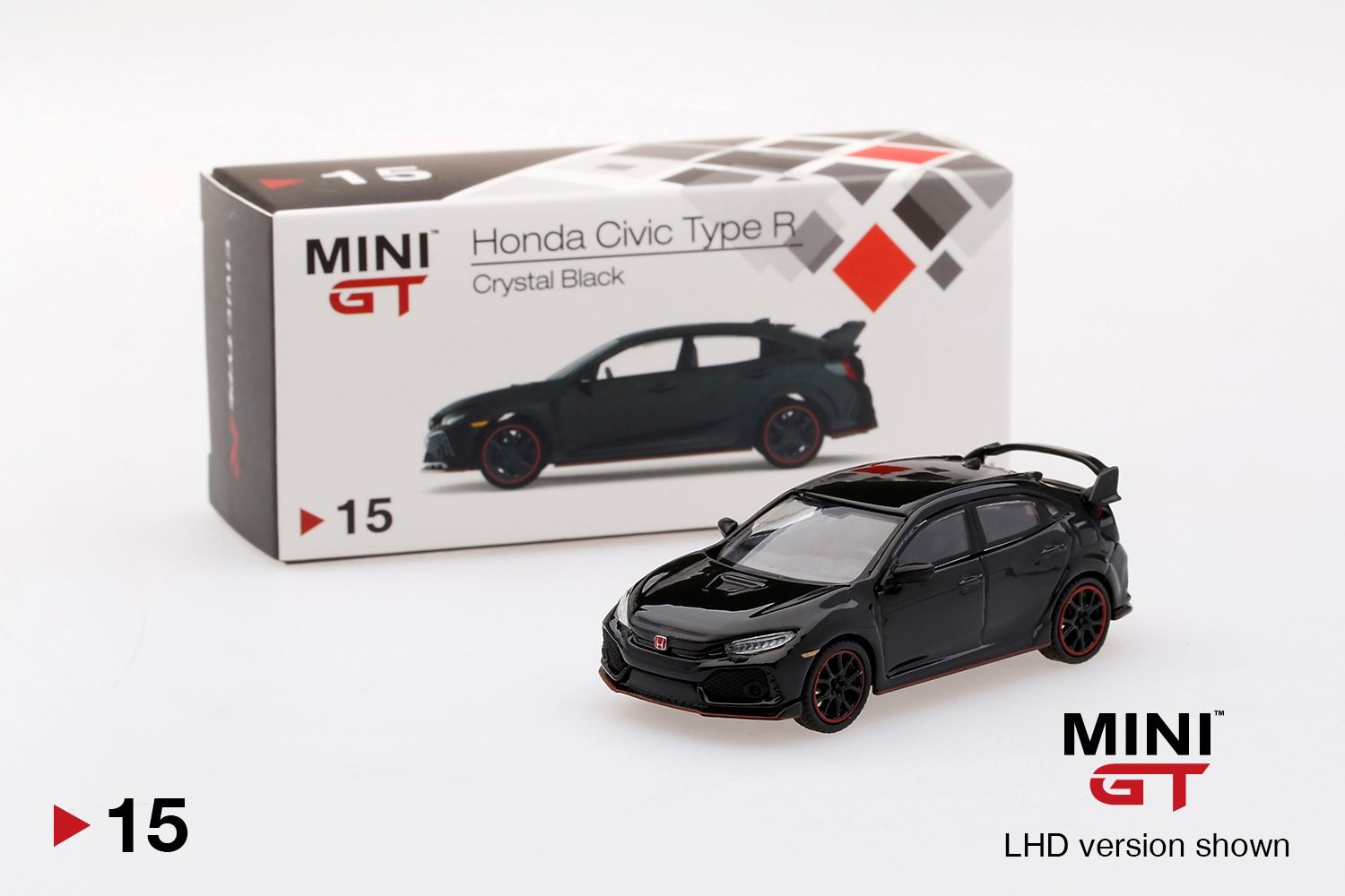 #15 MINI GT Honda Civic Type R (FK8) Crystal Black