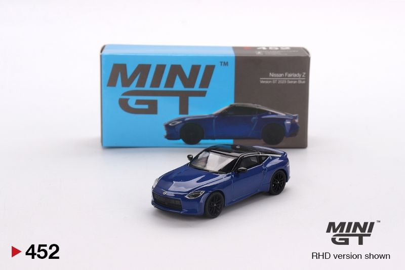 [UNSEALED] #452 MINI GT Nissan Fairlady Z Version ST 2023 Seiran Blue