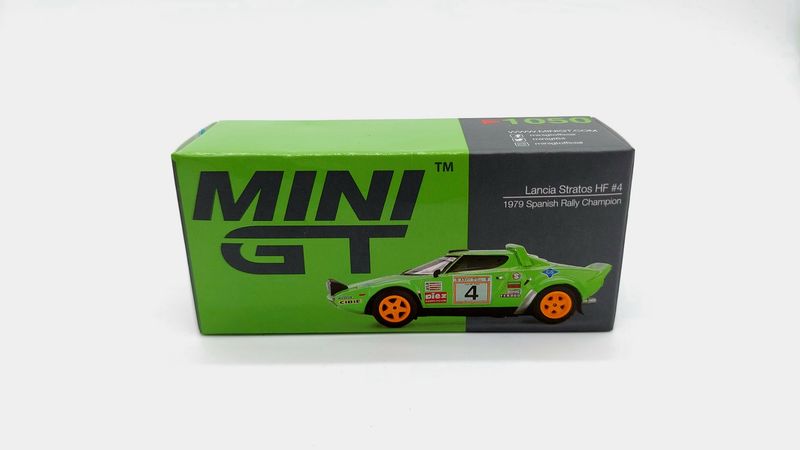 [UNSEALED] #1050 MINI GT Lancia Stratos HF #4 1979 Spanish Rally Champion